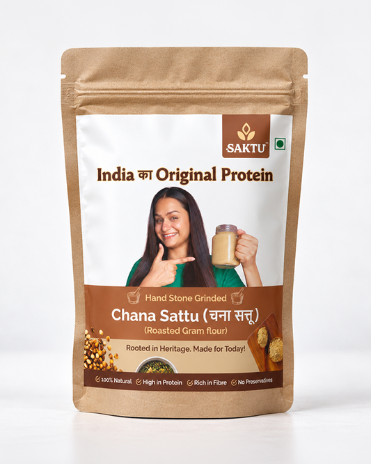 Hand Stone Grinded Chana Sattu | 200 GM