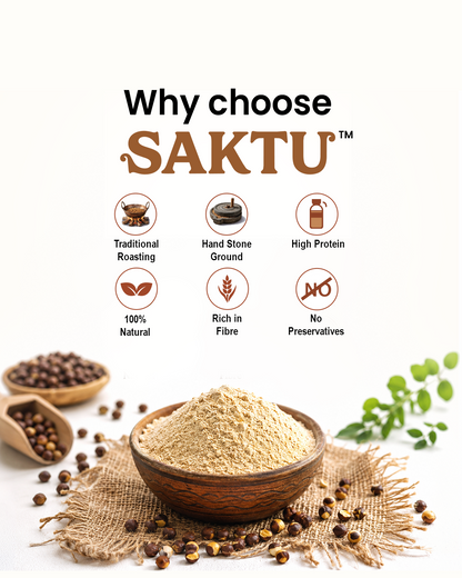 Hand Stone Grinded Chana Sattu | 400 GM